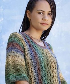 Strickset Kurzarmpullover aus Silk Color von Lang Yarns