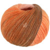 0006 Apricot/Lachsorange/Orange/Gelb-Dunkel-Schwarzgrün/Nussbraun
