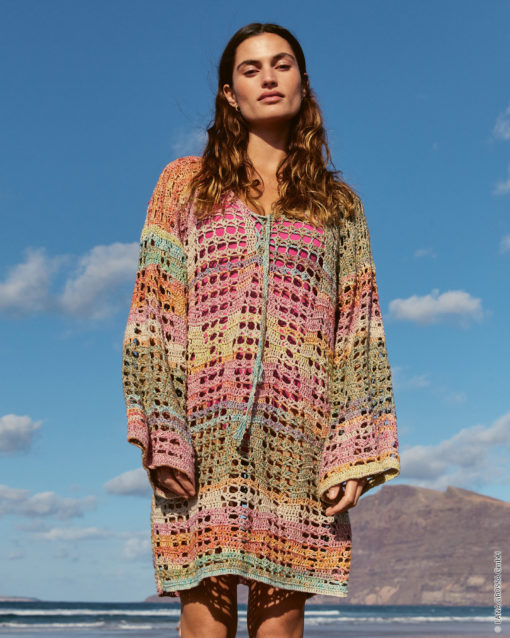 Strickset Tunika Im Gitter Rautenmuster Aus Mosaico Von Lana Grossa