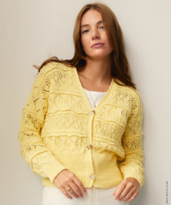 Strickset Cardigan aus Elastico von Lana Grossa