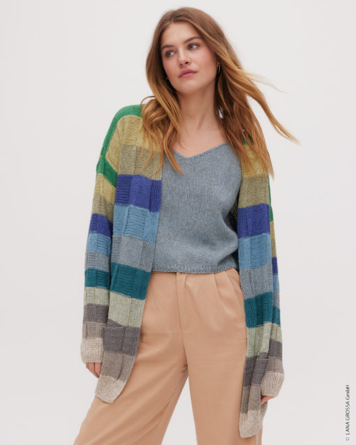 Strickset Cardigan Aus Diversa Von Lana Grossa