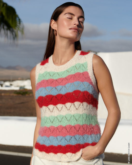 Strickset Ajourtop Aus Per Fortuna Gots Von Lana Grossa