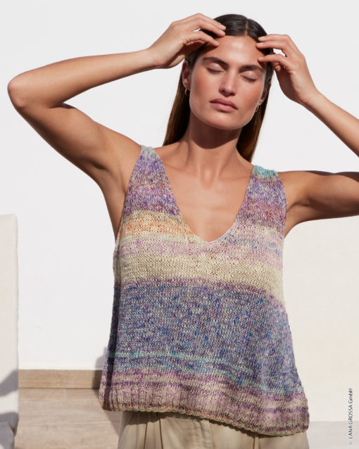 Strickset Top Aus Mosaico Von Lana Grossa