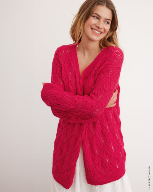 Strickset Cardigan Aus Sottile Von Lana Grossa