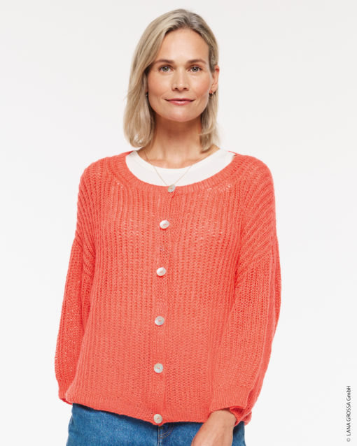 Strickset Emilia Cardigan Aus Sottile Von Lana Grossa
