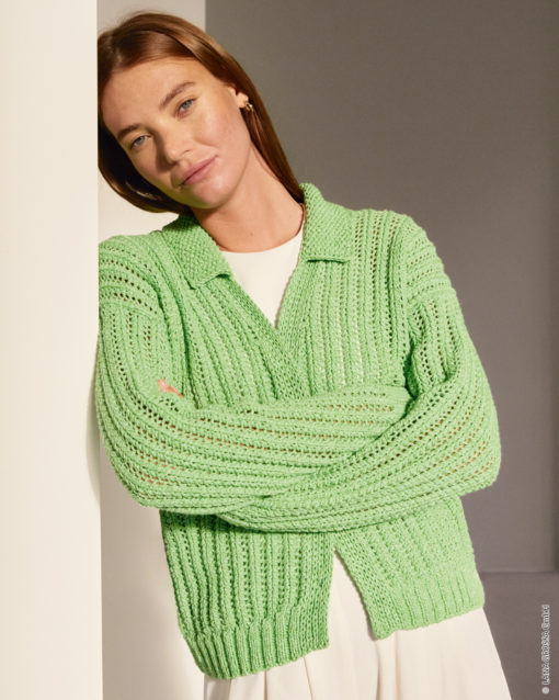 Strickset Blouson Aus Landlust Sommerseide Von Lana Grossa