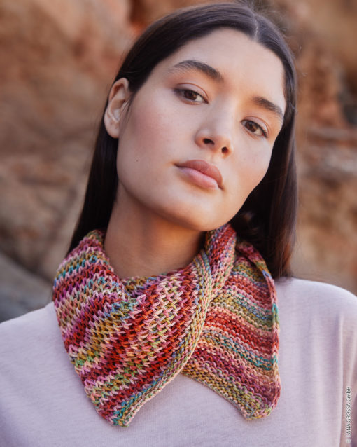 Strickset Nickituch Aus Gomitolo Arco Von Lana Grossa