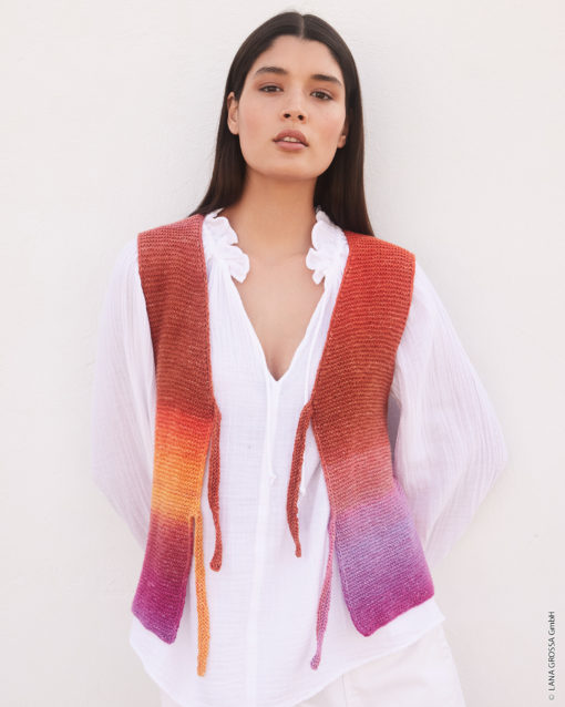 Strickset Weste Aus Cotonella Von Lana Grossa