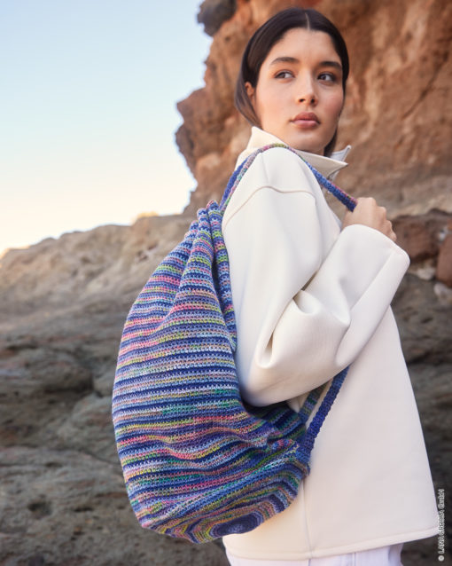 Strickset Seesack-Tasche Aus Gomitolo Arco Von Lana Grossa