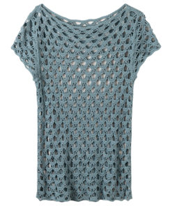 Strickset Shirt Im Filigranen Lochmuster Aus Solo Lino Von Lana Grossa 3 Strickset Shirt Im Filigranen Lochmuster Aus Solo Lino Von Lana Grossa – Bild 2