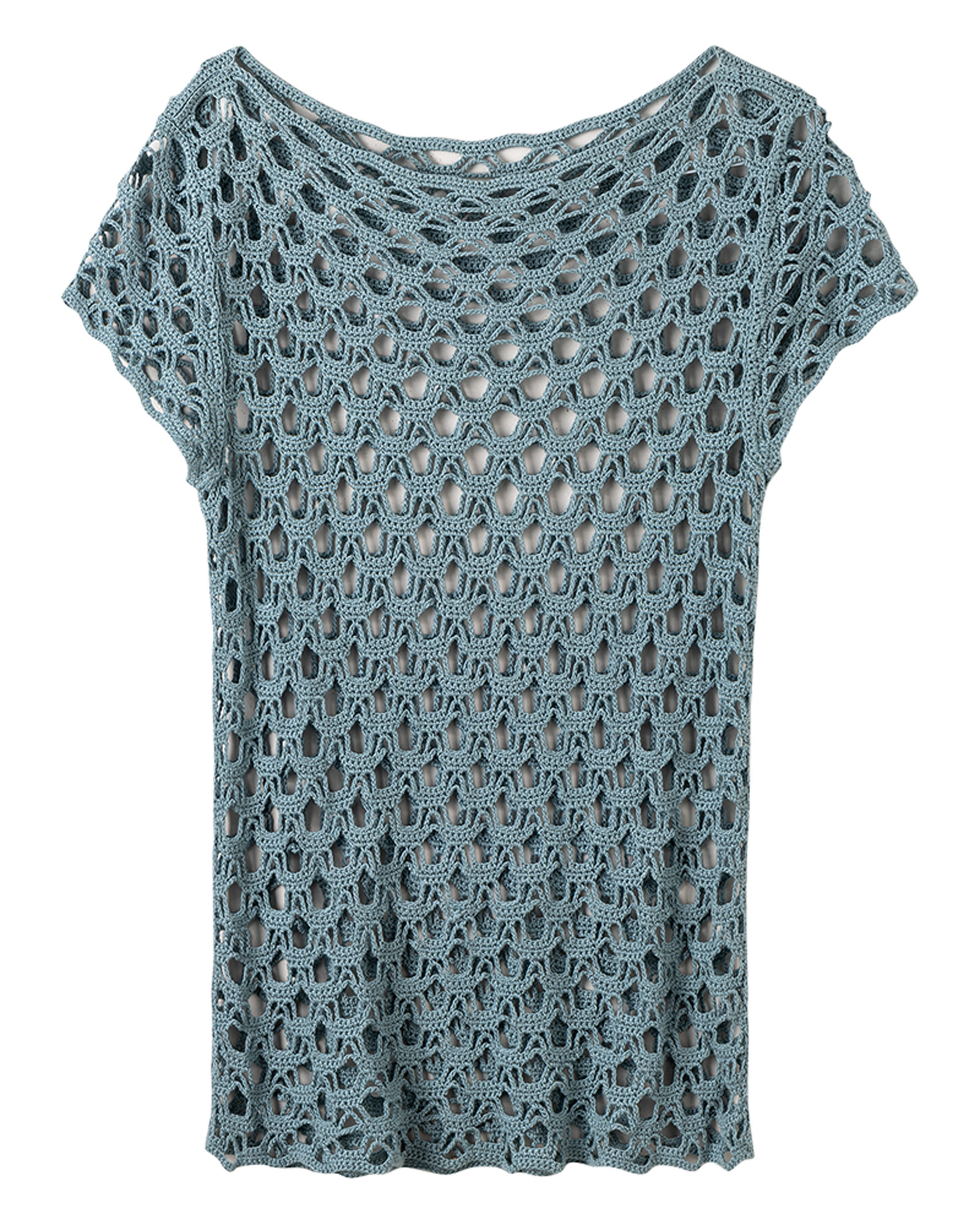 Strickset Shirt Im Filigranen Lochmuster Aus Solo Lino Von Lana Grossa 2 Strickset Shirt Im Filigranen Lochmuster Aus Solo Lino Von Lana Grossa – Bild 2
