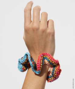 Strickset Scrunchie In Festen Maschen aus Cotone von Lana Grossa