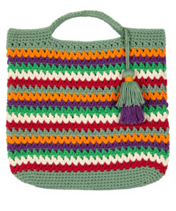 Strickset Strandtasche Im Zickzackmuster Aus Promessa Von Lana Grossa 3 Fs2024 Haekeln 06 Lana Grossa 9231312 M36 Mf2