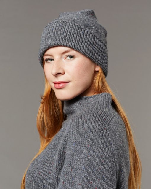 Strickset Mütze Erin Aus Como Grande Tweed Von Lamana