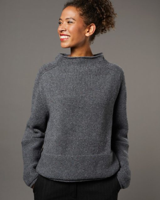 Strickset Pullover Nora Aus Como Grande Tweed Von Lamana