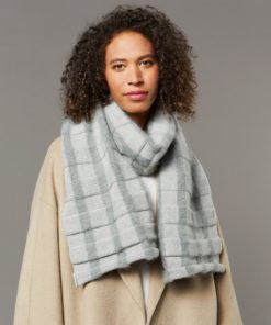 Strickset Schal Maiken aus Como und Premia von Lamana