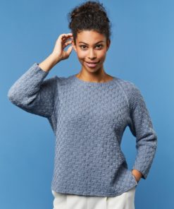 Strickset Pullover Grid aus Verona und Modena von Lamana