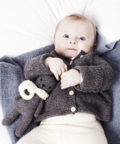 Strickset Baby Jacke aus Como Tweed von Lamana