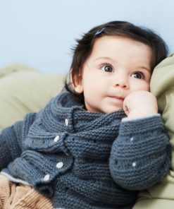 Strickset Baby Jacke aus Como Tweed und Como von Lamana
