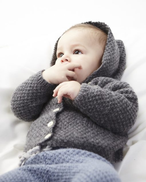 Strickset Baby Jacke Aus Como Von Lamana