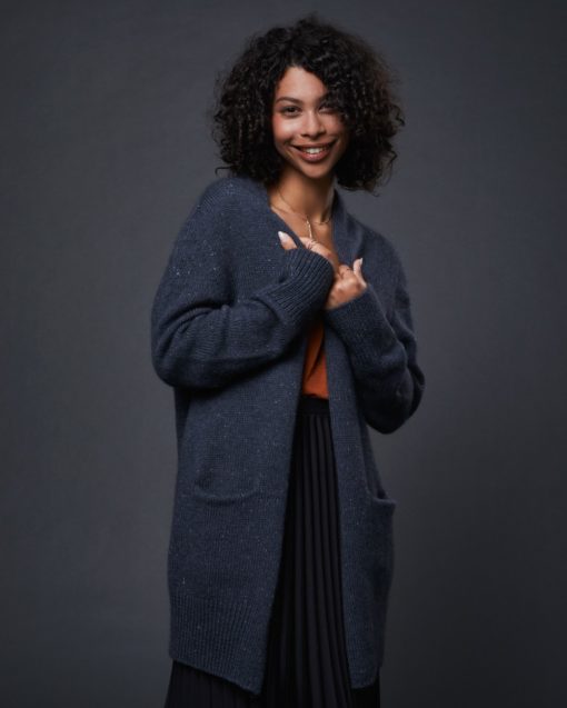 Strickset Jacke Helene Aus Como Tweed Und Premia Von Lamana