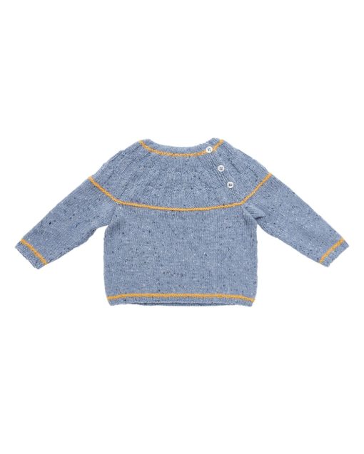 Strickset Baby Pulli Aus Como Tweed Und Como Von Lamana
