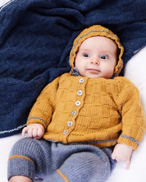Strickset Baby Jacke Aus Como Von Lamana