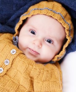 Strickset Baby Mütze aus Como von Lamana