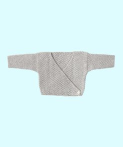 Strickset Baby Wickelpullover aus Como von Lamana