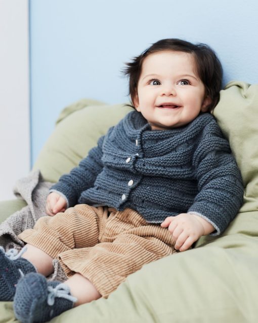 Strickset Baby Puschen Aus Como Tweed Und Como Von Lamana