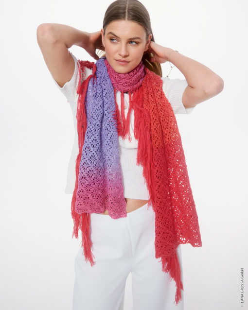 Stola - Merino Lace Aquarell &Amp; Cool Wool Lace