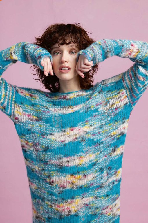 Strickset Kleid Aus Muse Von Lang Yarns