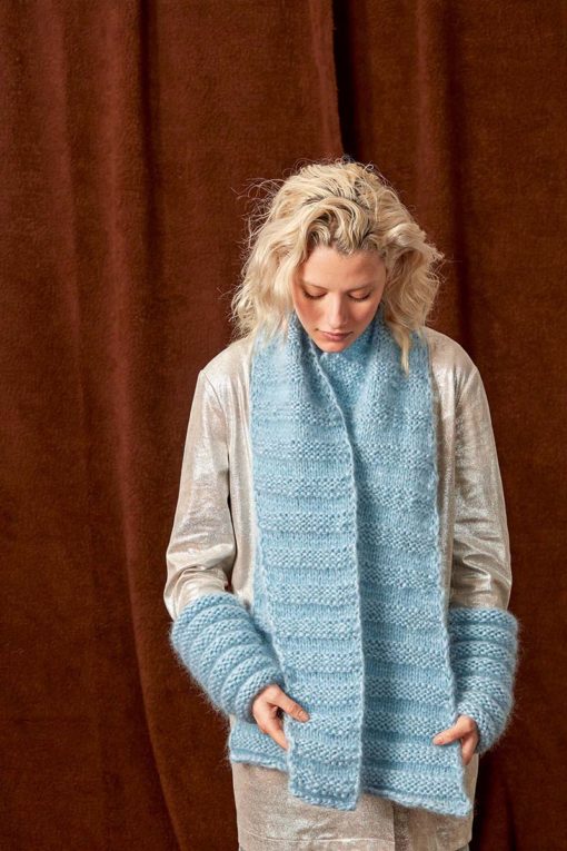 Strickset Schal Aus Delizia Von Lang Yarns