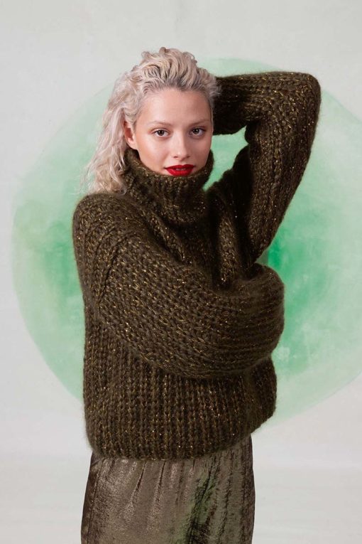 Strickset Pullover Aus Delizia Und Paillettes Von Lang Yarns