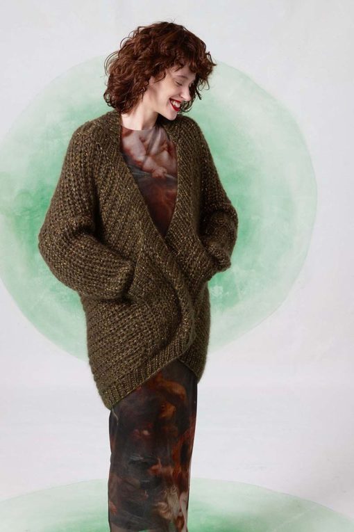 Strickset Jacke Aus Delizia Und Paillettes Von Lang Yarns