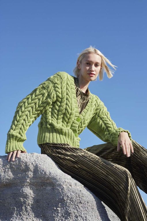 Strickset Jacke Aus Glory Von Lang Yarns