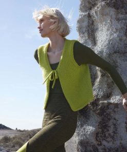 Strickset Weste aus Memory von Lang Yarns