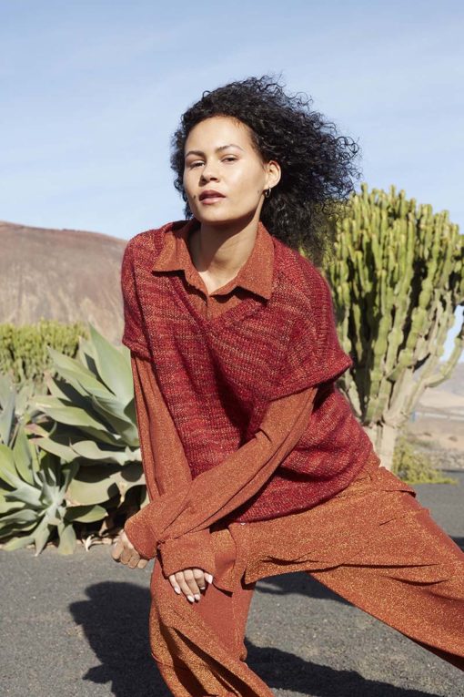 Strickset Pullunder Aus Glamour Von Lang Yarns