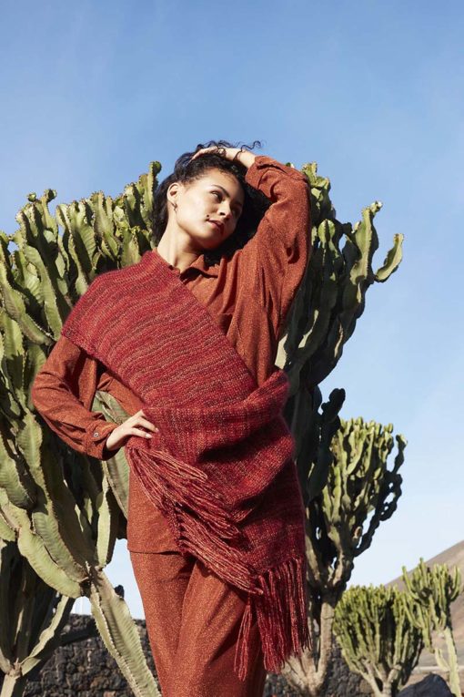 Strickset Schal Aus Glamour Von Lang Yarns