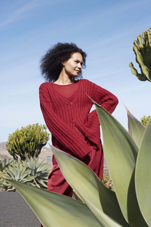 Strickset Jacke Aus Memory Von Lang Yarns