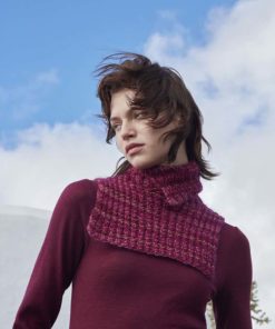 Strickset Kragen aus Glamour von Lang Yarns
