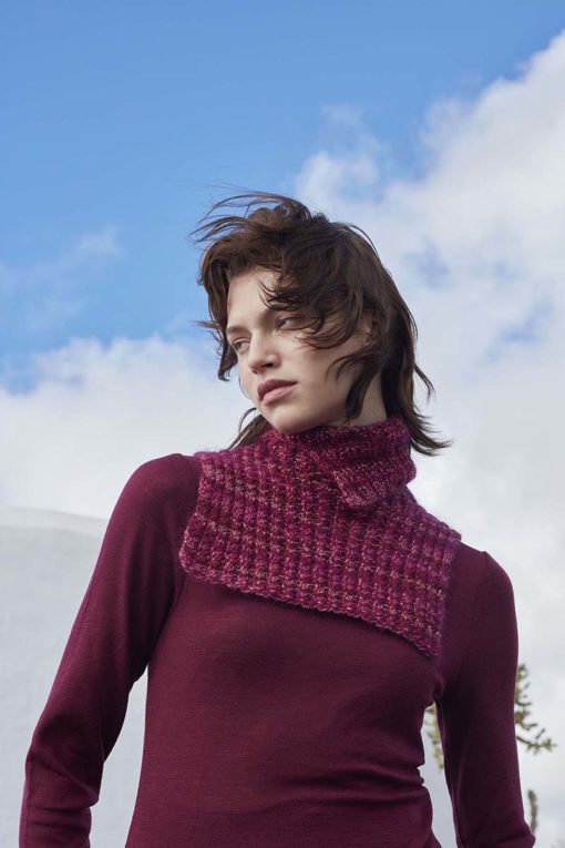 Strickset Kragen Aus Glamour Von Lang Yarns