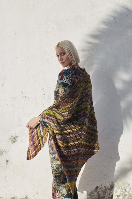 Strickset Dreiecktuch Aus Mystery Von Lang Yarns