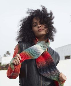 Strickset Schal aus Mystery von Lang Yarns