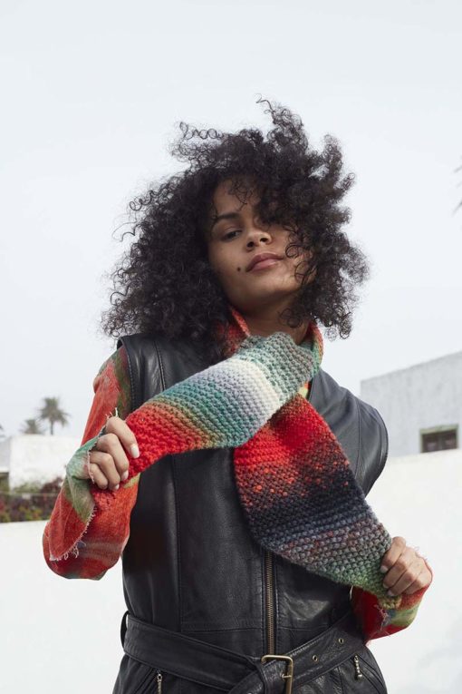 Strickset Schal Aus Mystery Von Lang Yarns