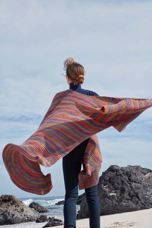 Strickset Poncho Aus Lovis Von Lang Yarns