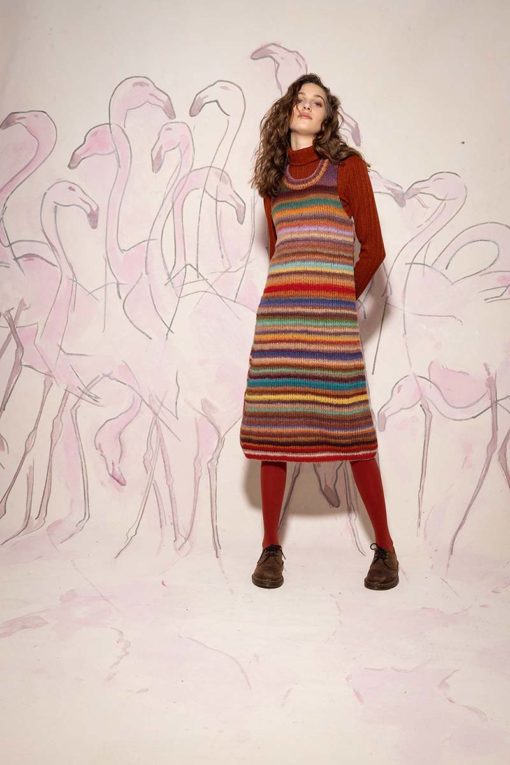 Strickset Kleid Aus Cloud Von Lang Yarns