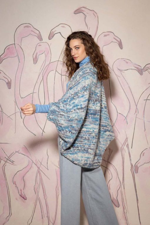 Strickset Jacke Aus Bold Color Von Lang Yarns
