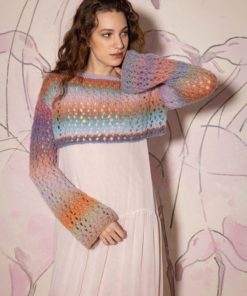 Strickset Kurzer Pullover aus Orion von Lang Yarns