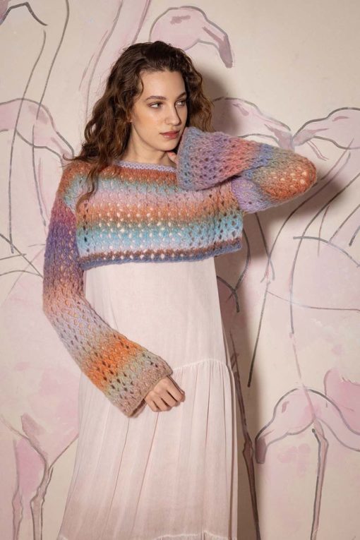 Strickset Kurzer Pullover Aus Orion Von Lang Yarns